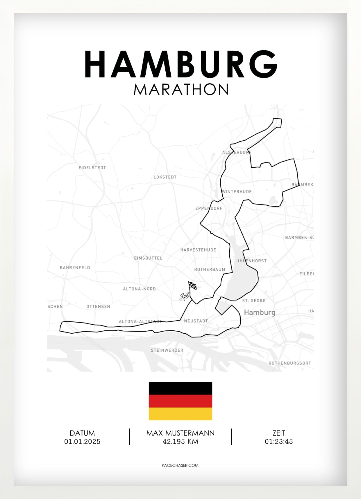 Marathon Hamburg Poster (ab 2026)