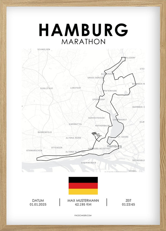 Marathon Hamburg Poster