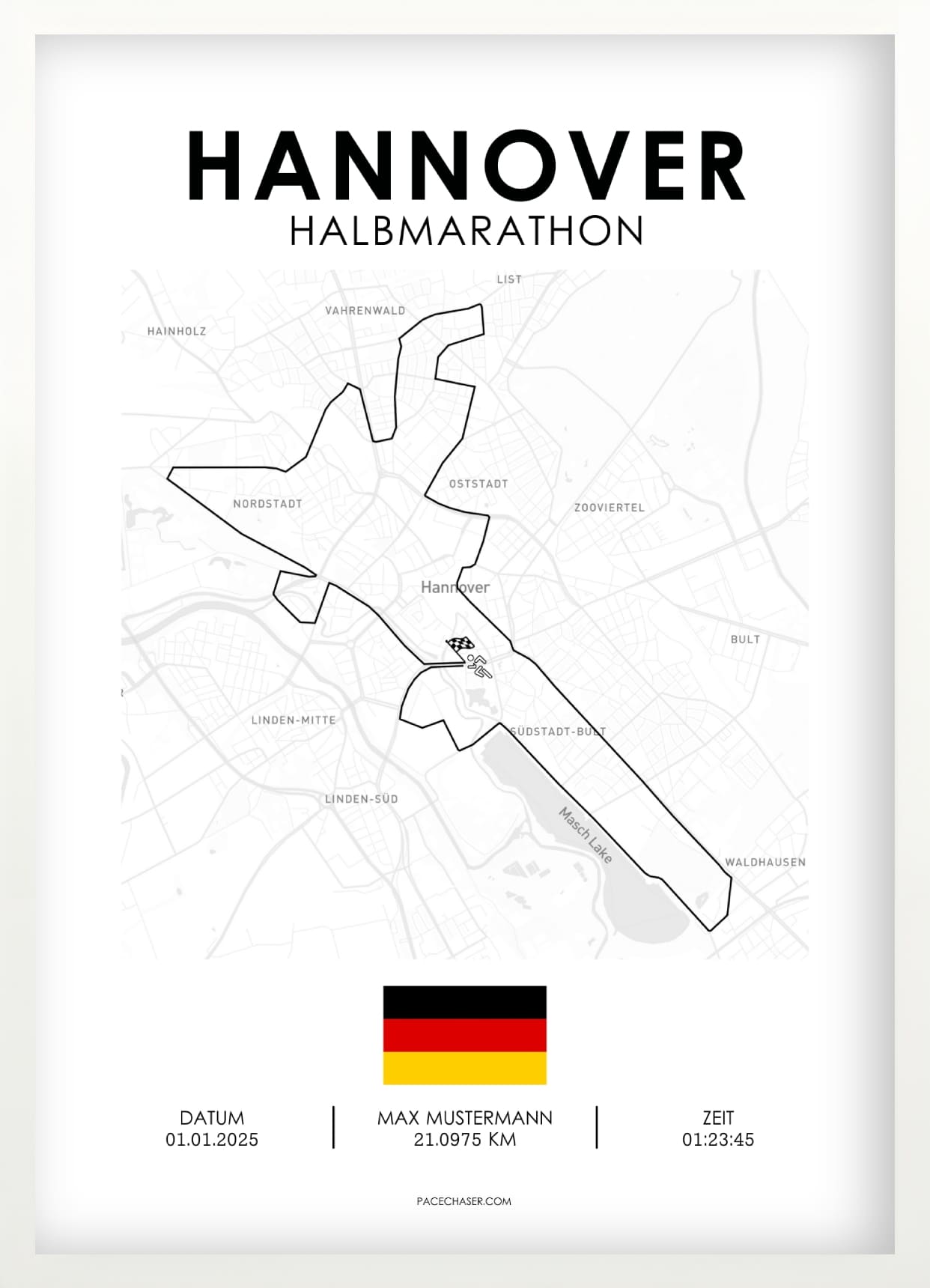 Halbmarathon Hannover Poster (2025)