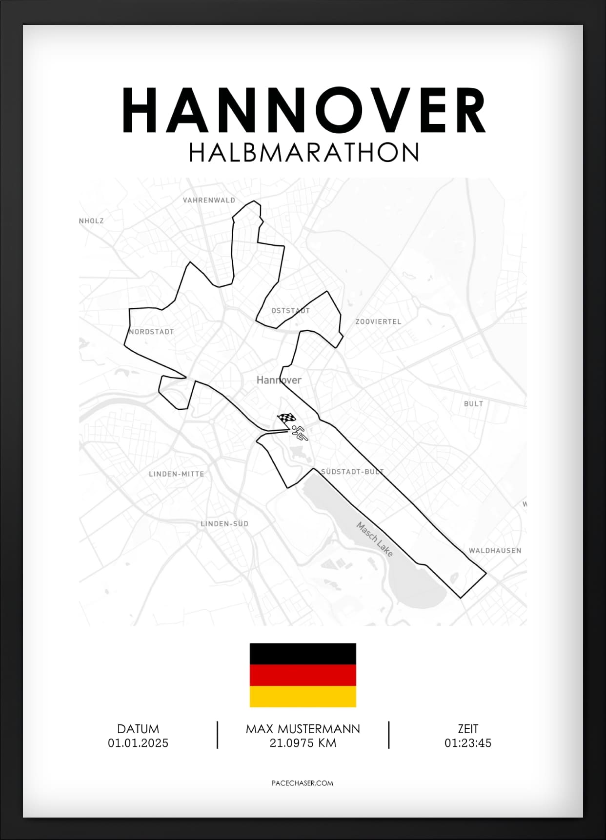 Halbmarathon Hannover Poster (2024)