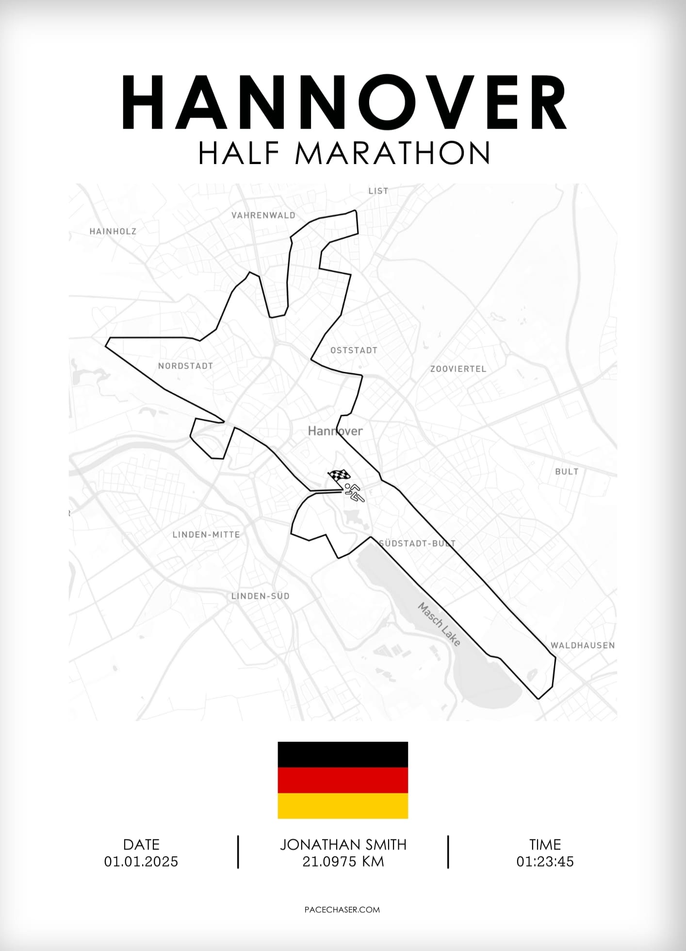 Halbmarathon Hannover Poster (2025)