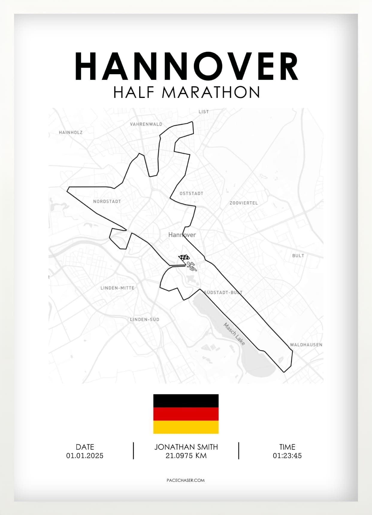 Halbmarathon Hannover Poster (2025)