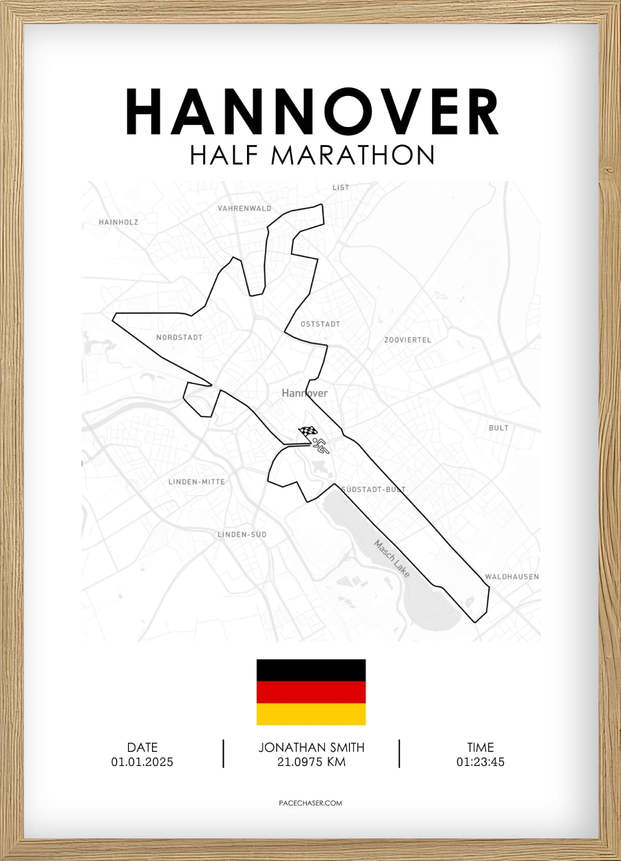 Halbmarathon Hannover Poster (2025)