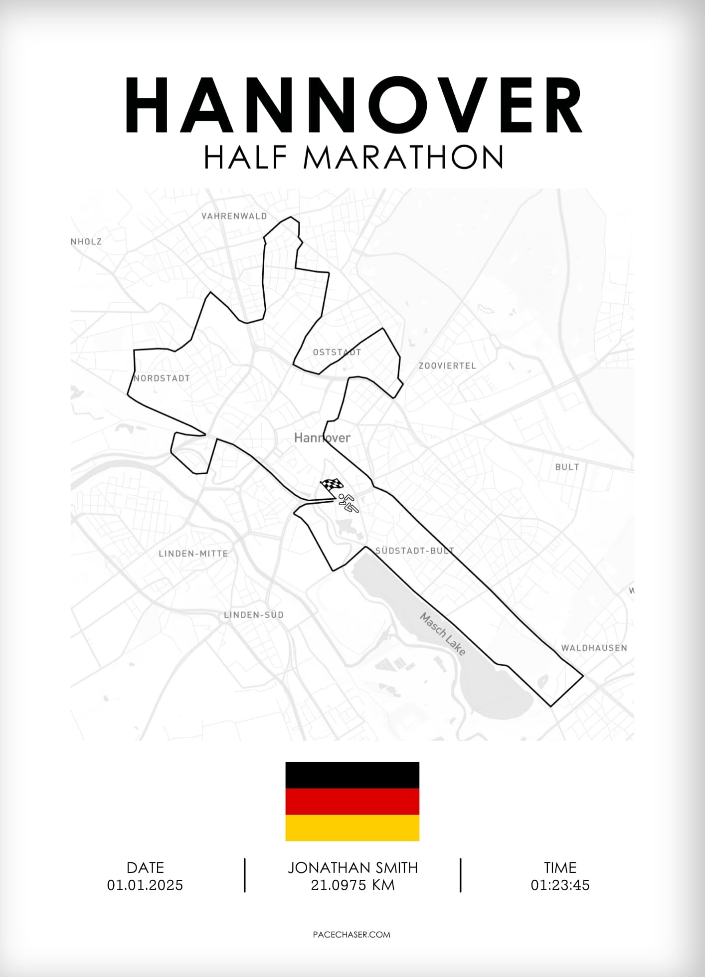 Halbmarathon Hannover Poster (2024)