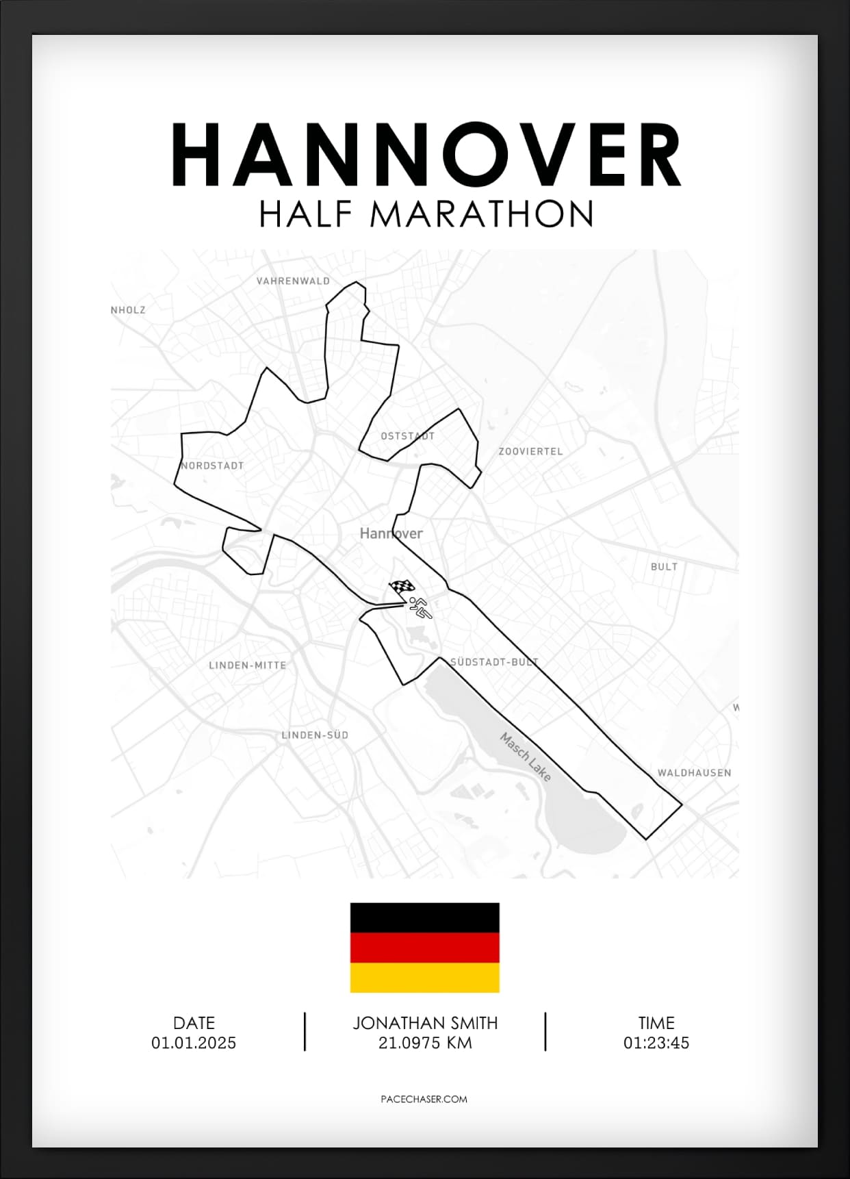 Halbmarathon Hannover Poster (2024)