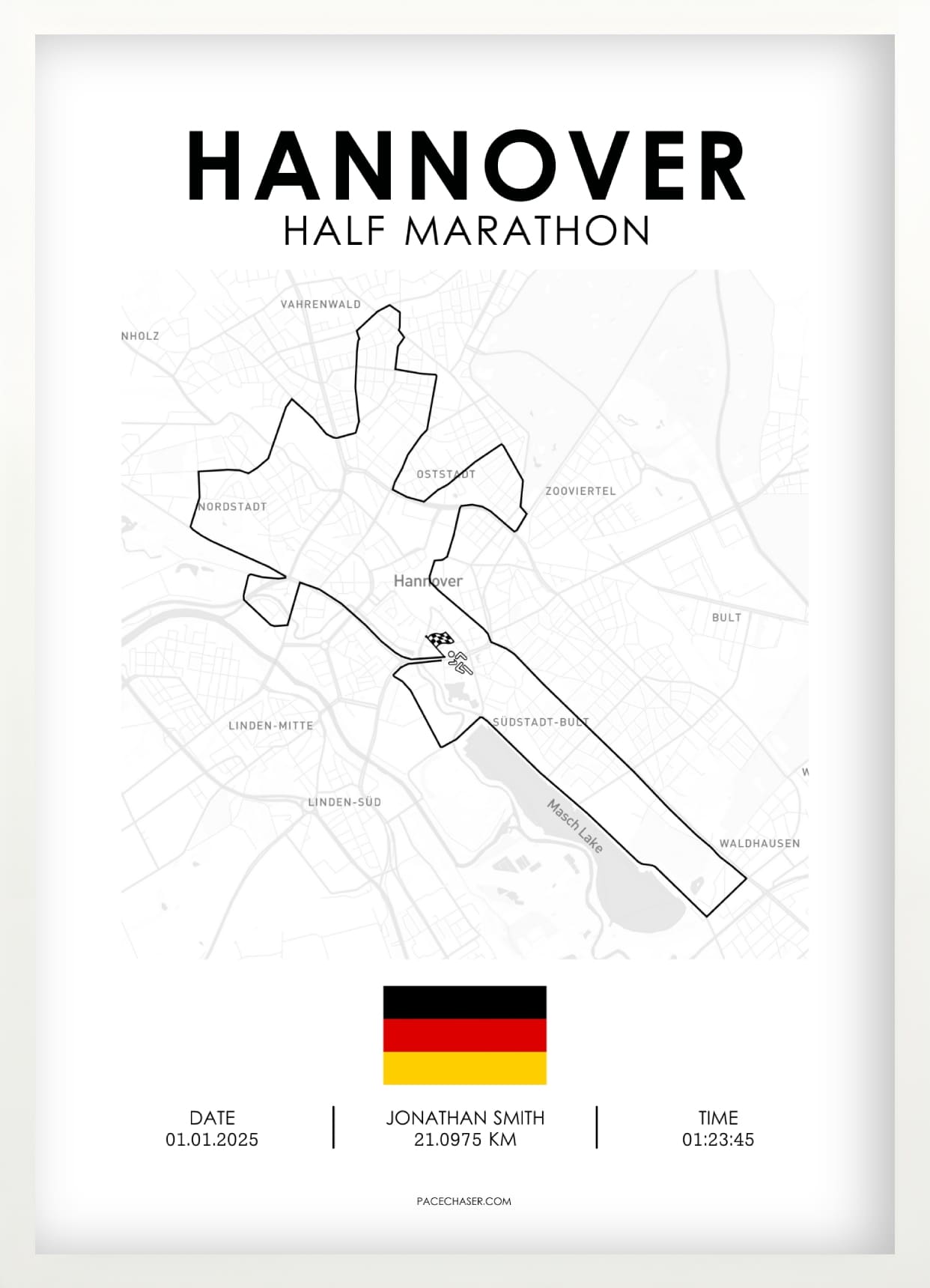 Halbmarathon Hannover Poster (2024)