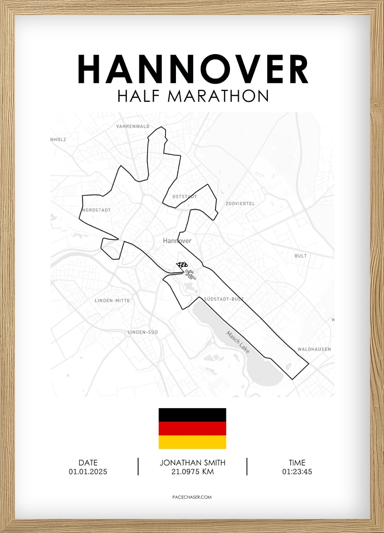 Halbmarathon Hannover Poster (2024)