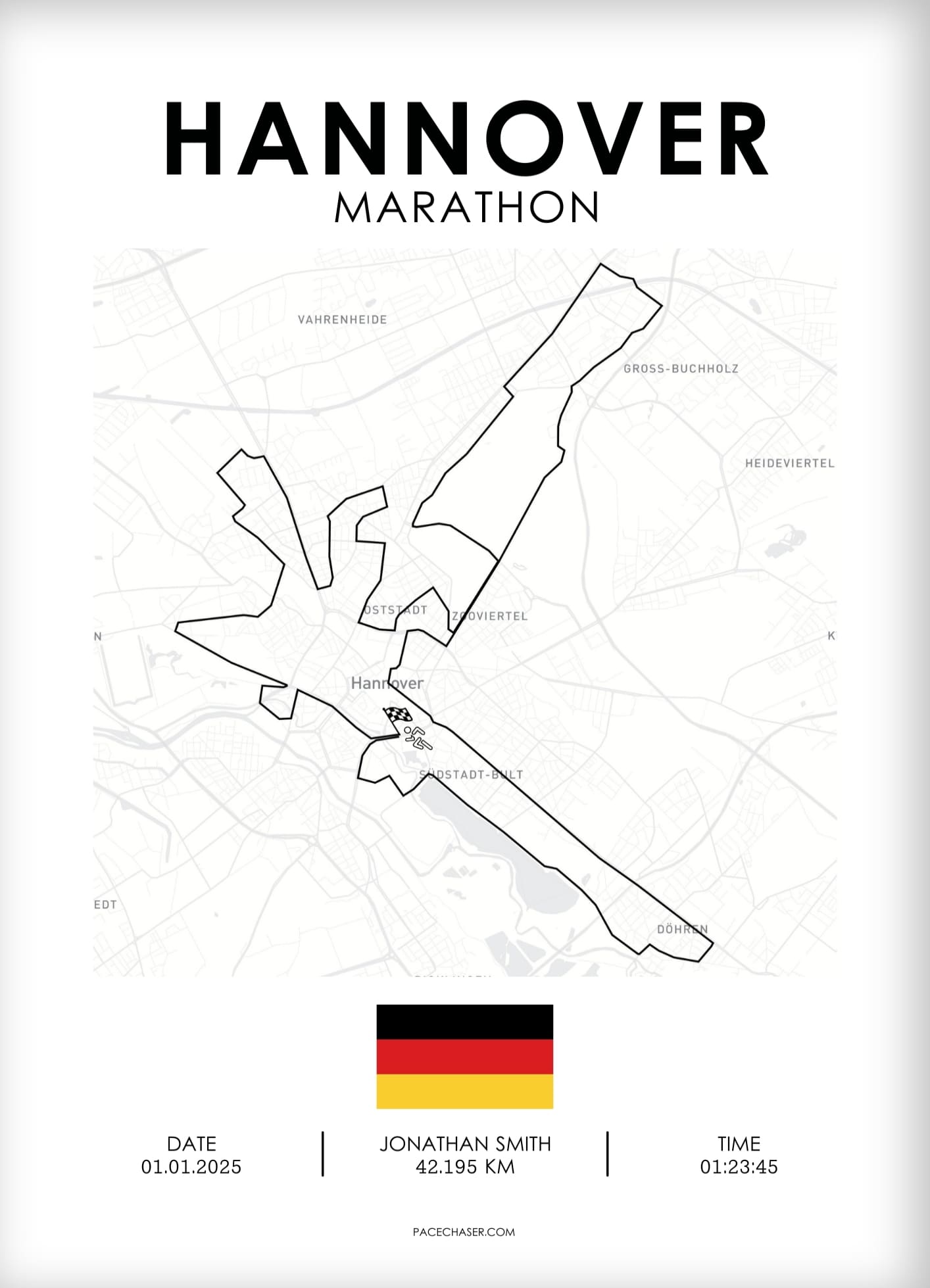 Marathon Hannover Poster