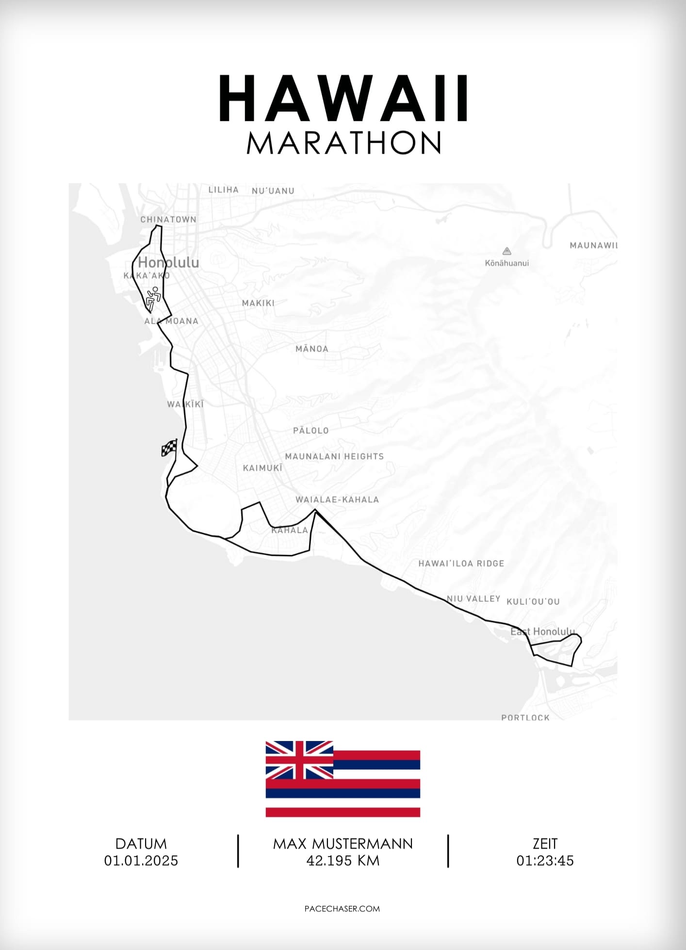 Marathon Hawaii Poster (ab 2023)