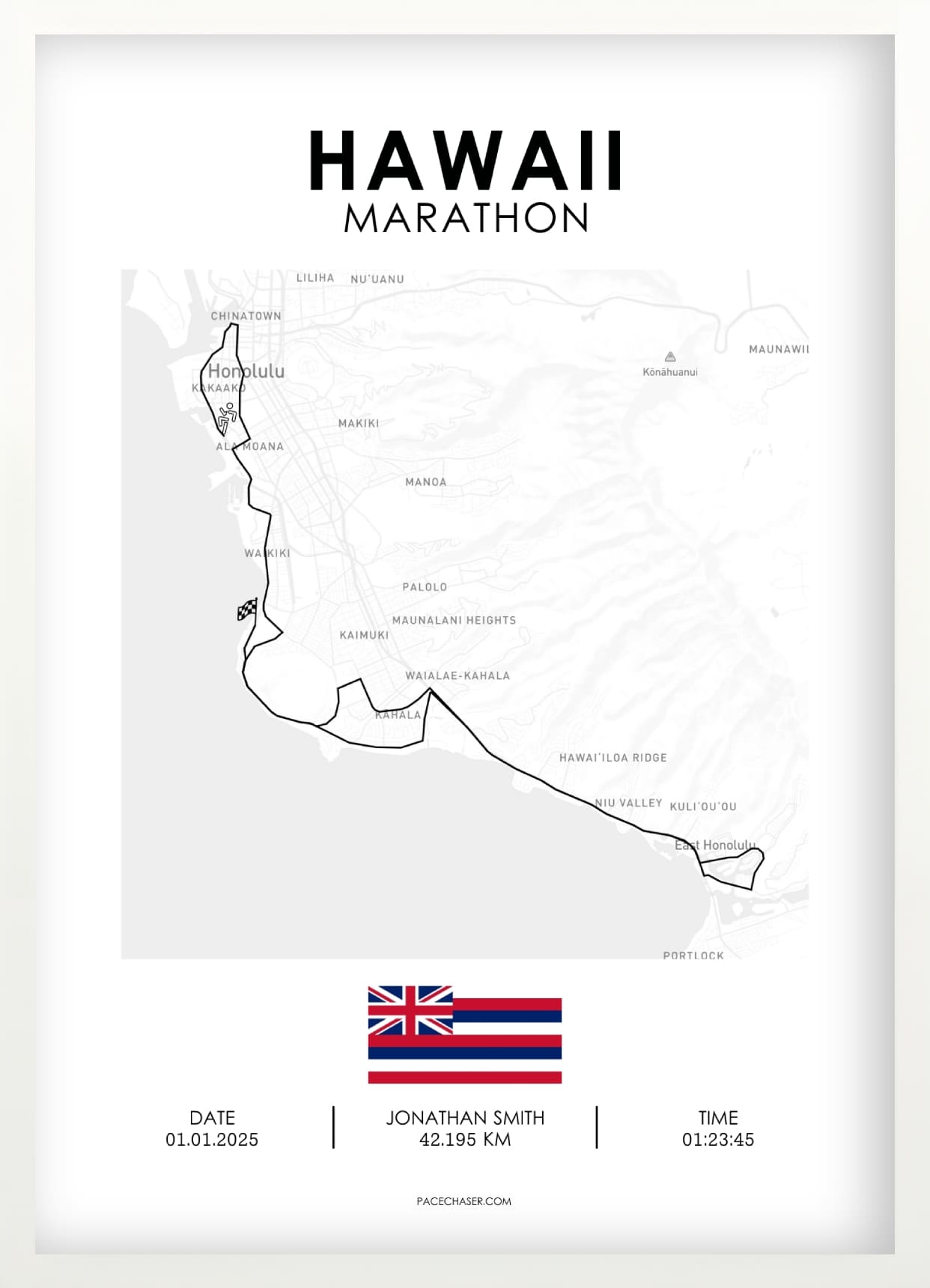 Marathon Hawaii Poster (ab 2023)