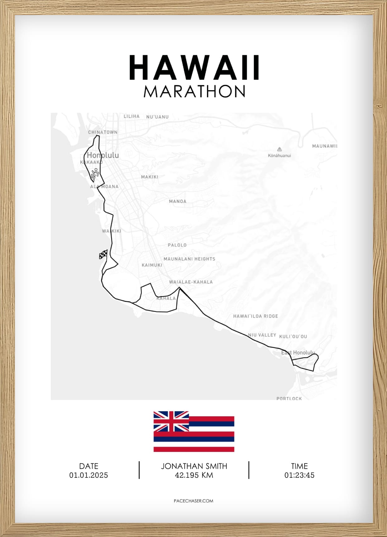Marathon Hawaii Poster (ab 2023)