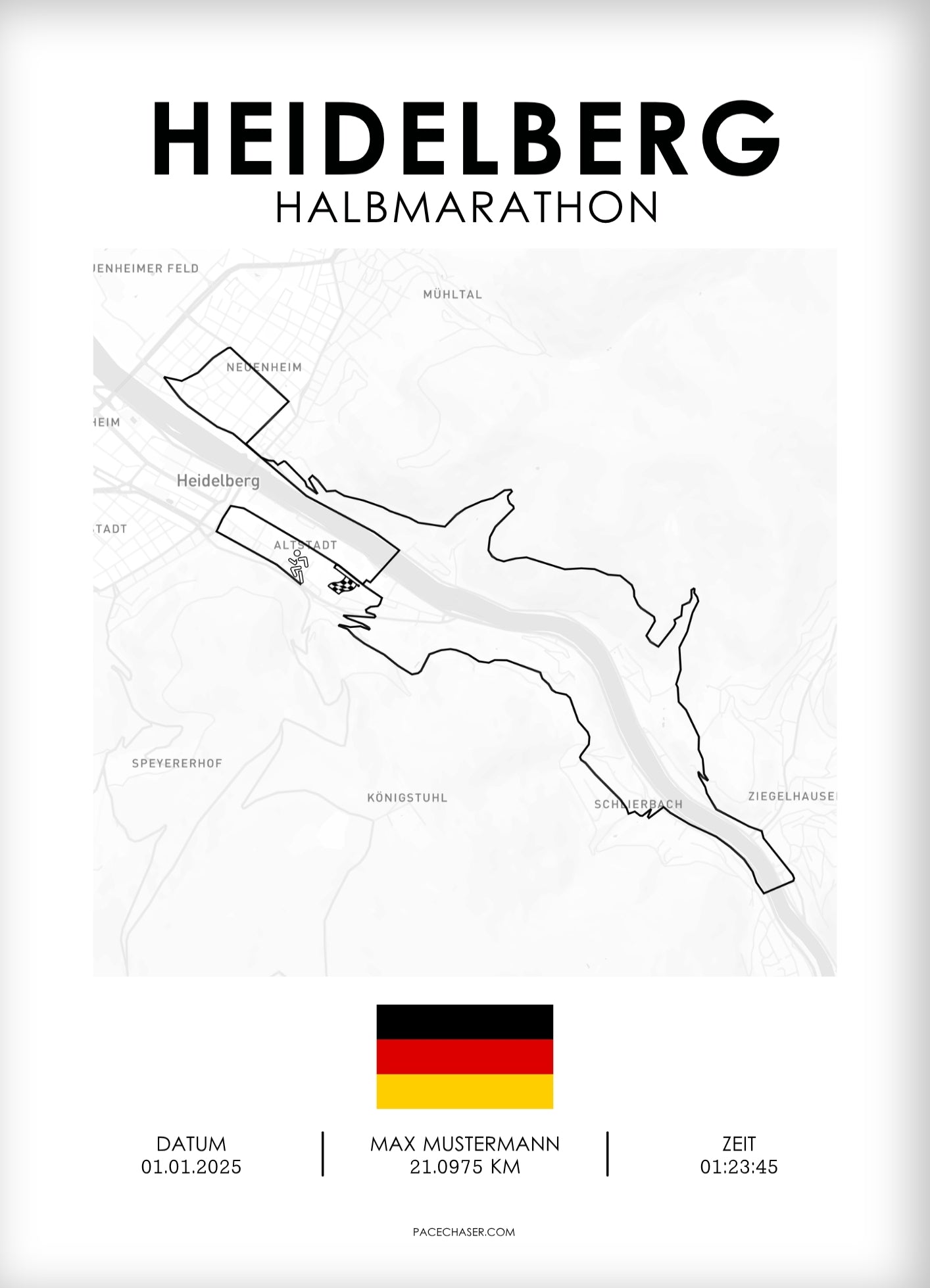 Heidelberg Half Marathon Poster
