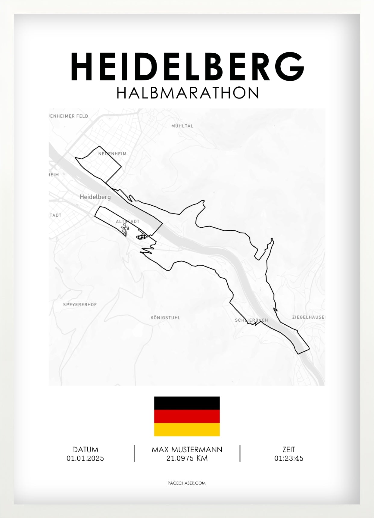 Heidelberg Half Marathon Poster