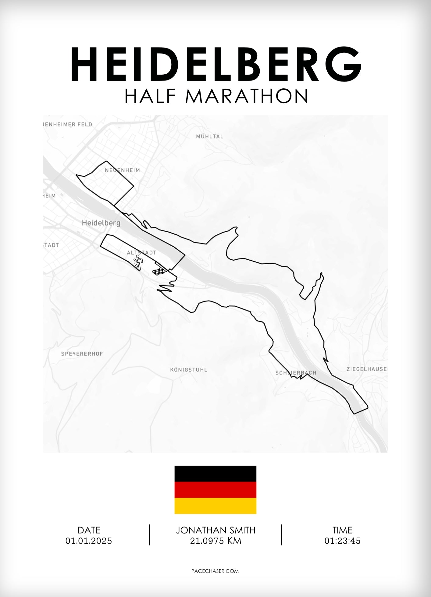 Heidelberg Half Marathon Poster