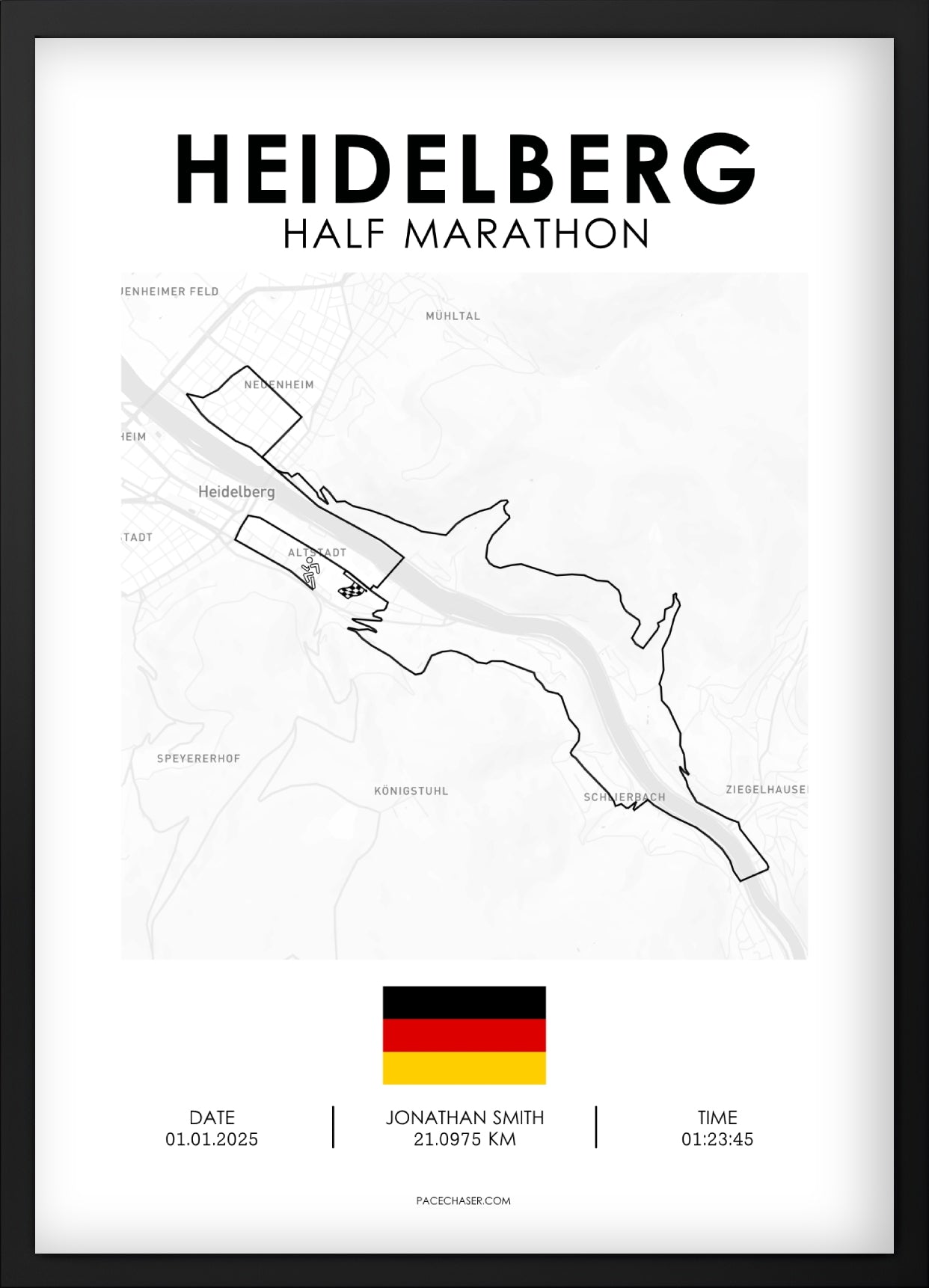 Heidelberg Half Marathon Poster