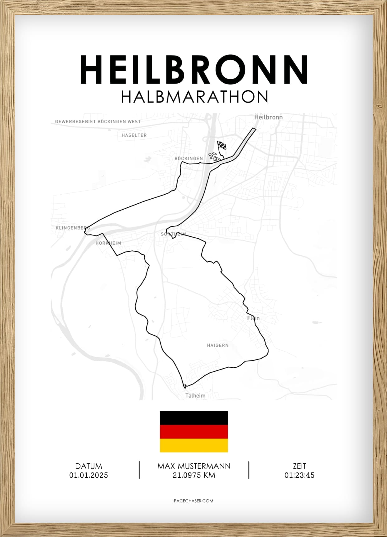 Heilbronn Half Marathon Poster