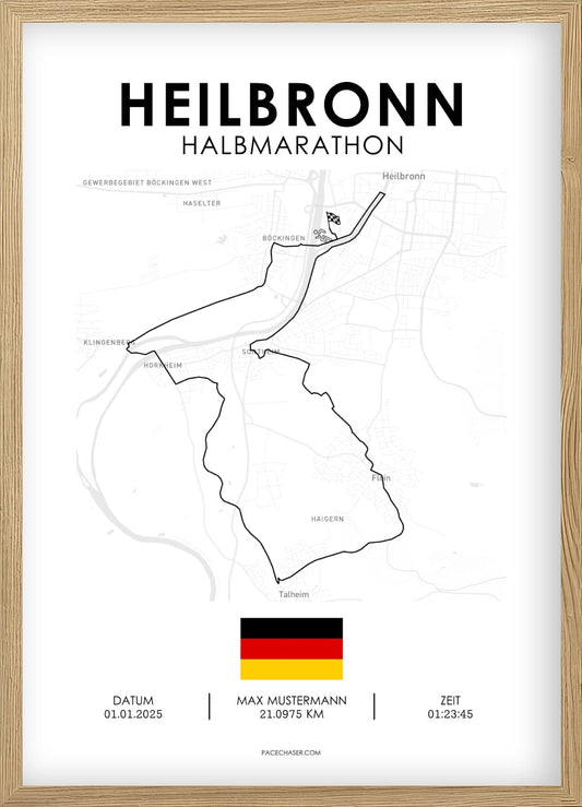 Half Marathon Heilbronn Poster