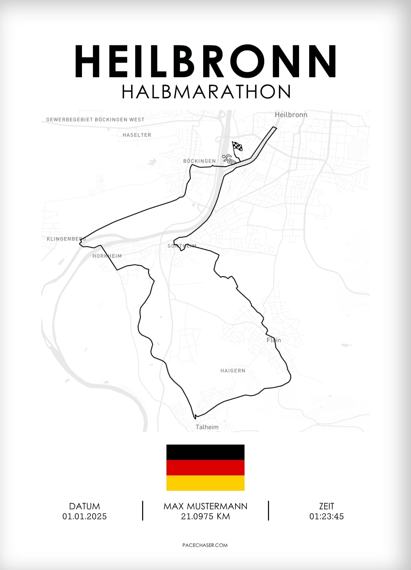 Heilbronn Half Marathon Poster