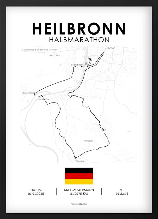 Half Marathon Heilbronn Poster