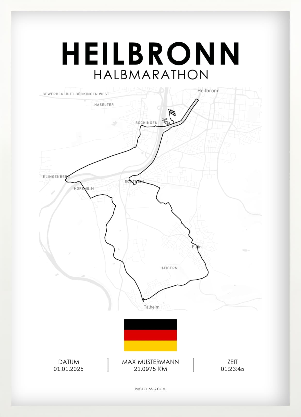 Heilbronn Half Marathon Poster