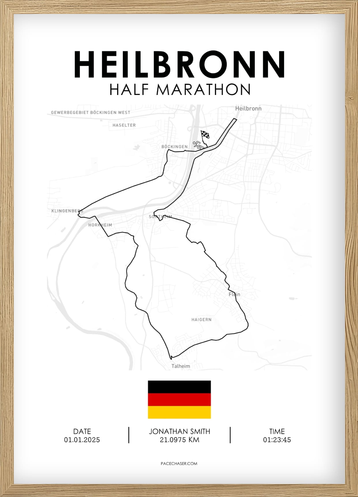 Heilbronn Half Marathon Poster