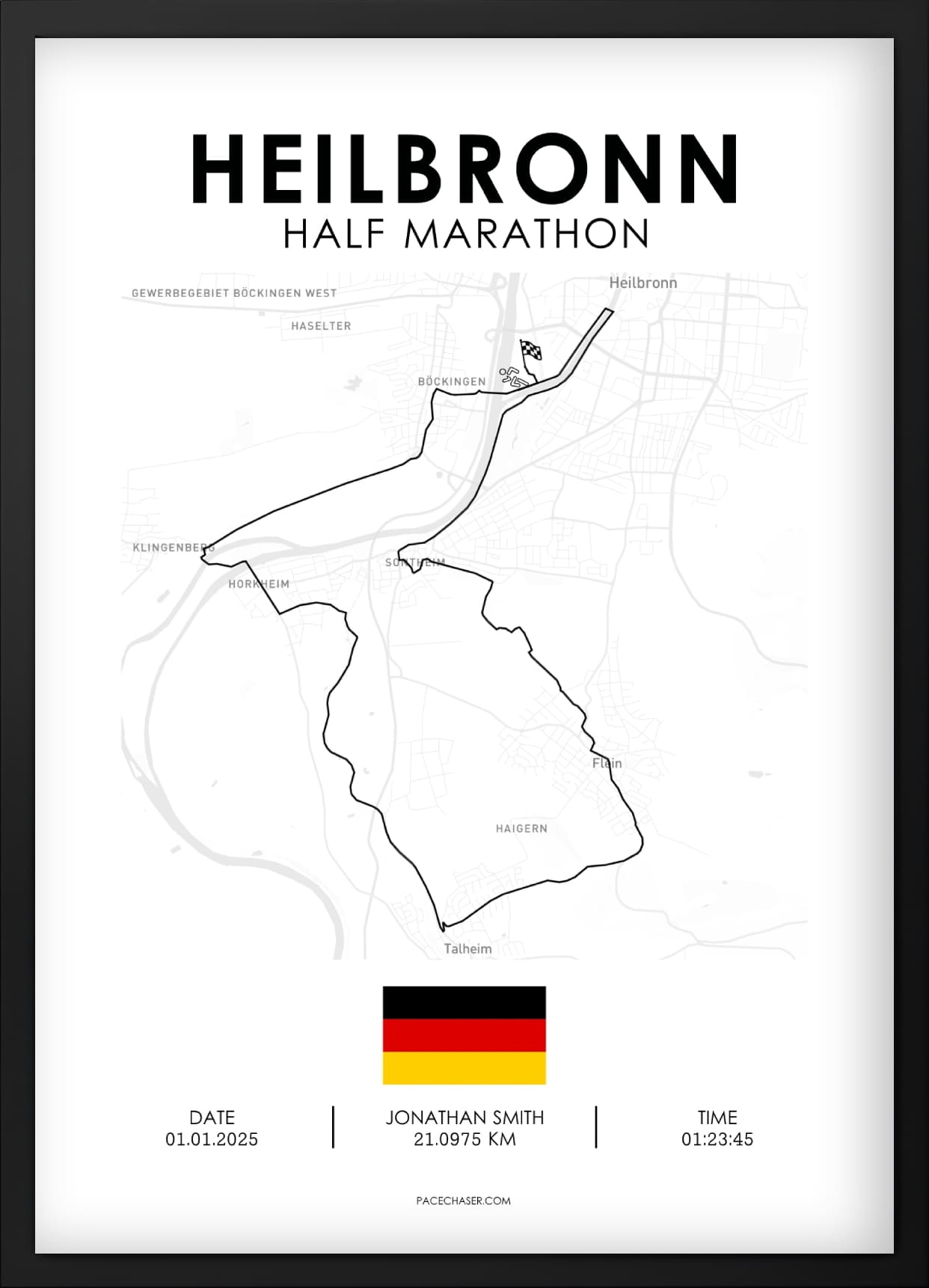 Heilbronn Half Marathon Poster