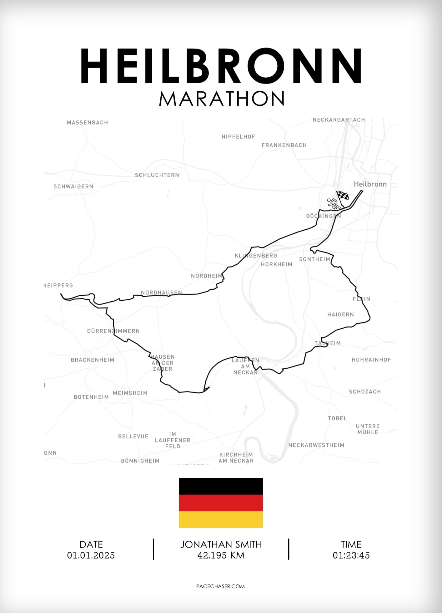 Heilbronn Marathon Poster