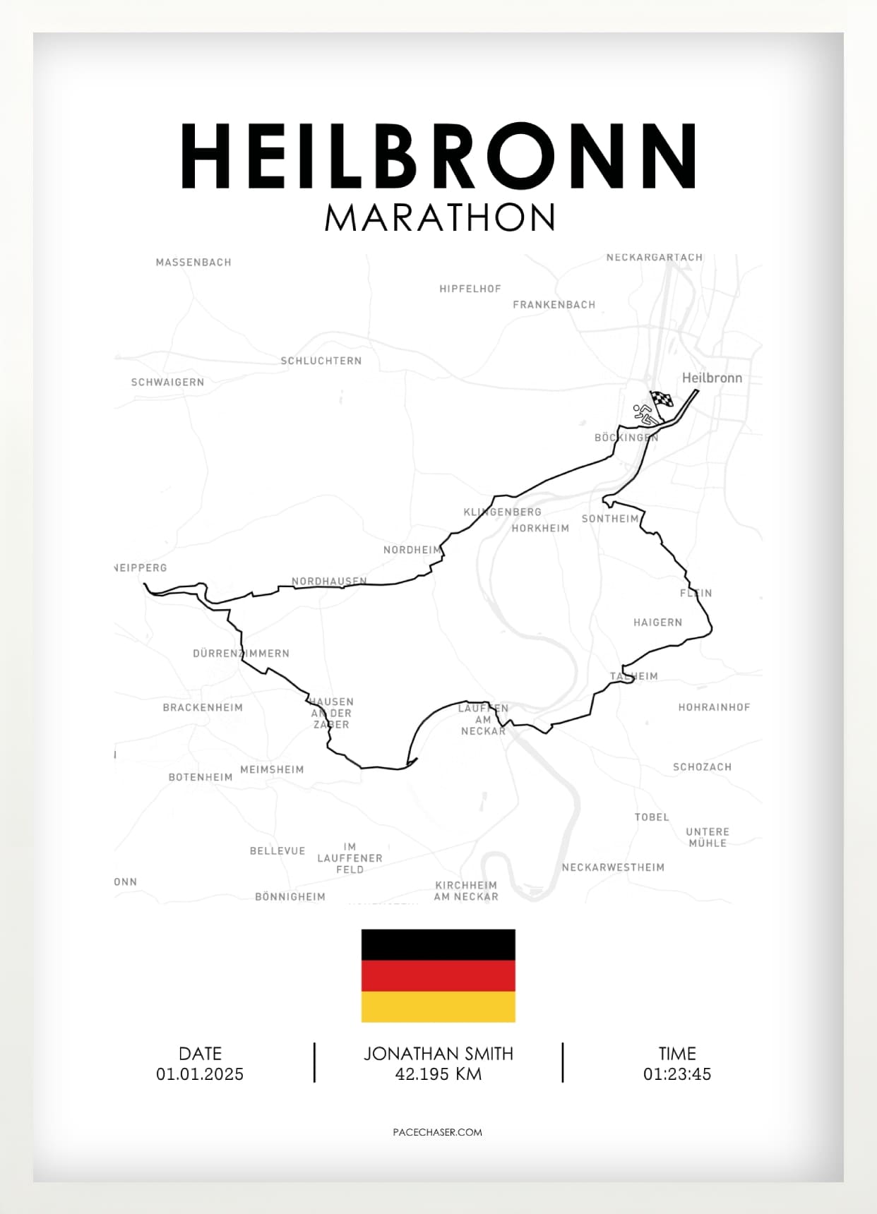 Heilbronn Marathon Poster