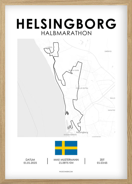 Halbmarathon Helsingborg Poster
