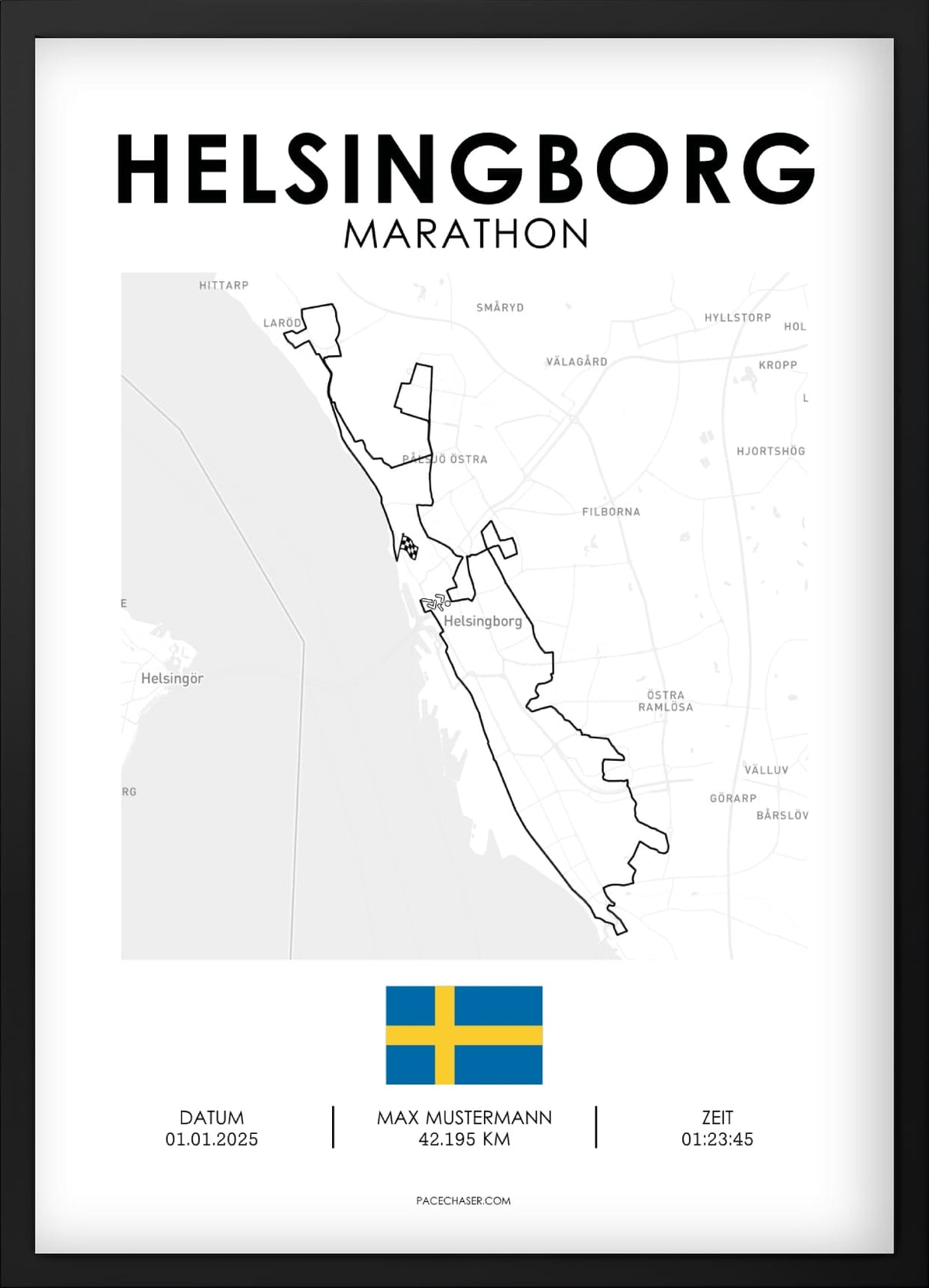 Marathon Helsingborg Poster