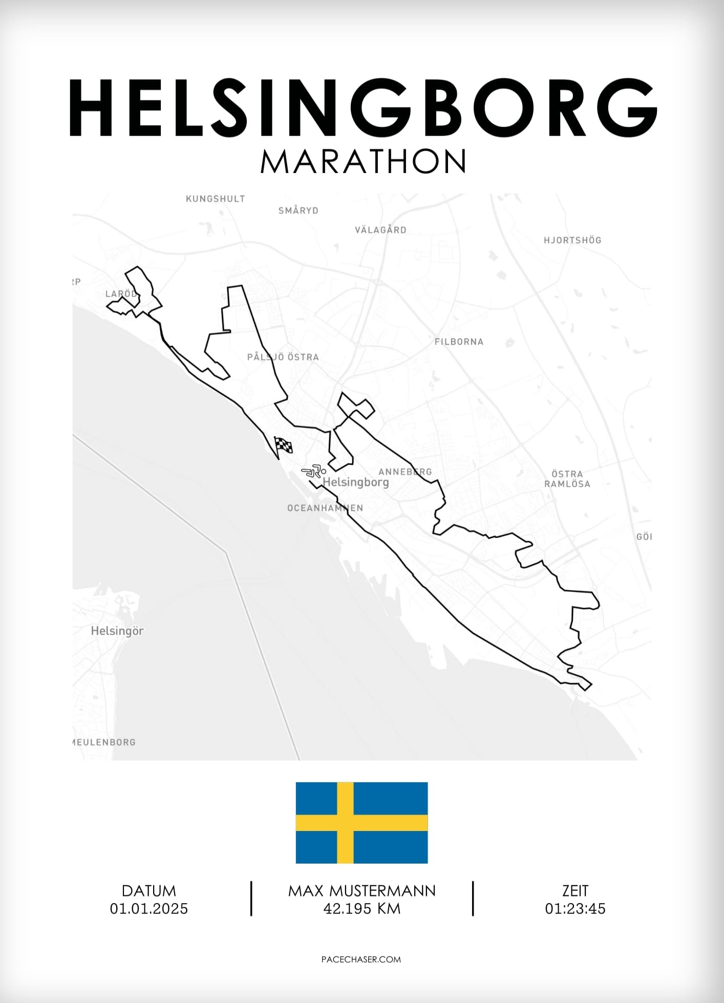 Marathon Helsingborg Poster