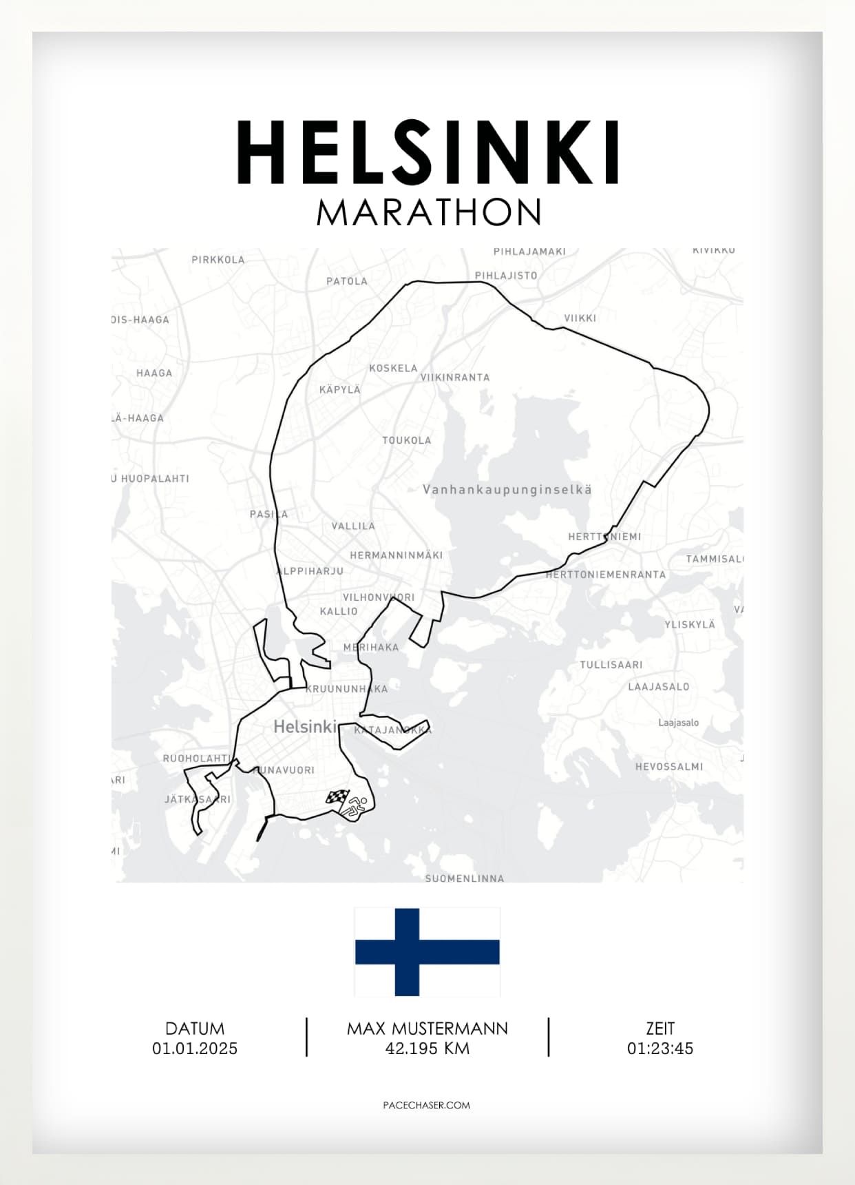 Marathon Helsinki Poster