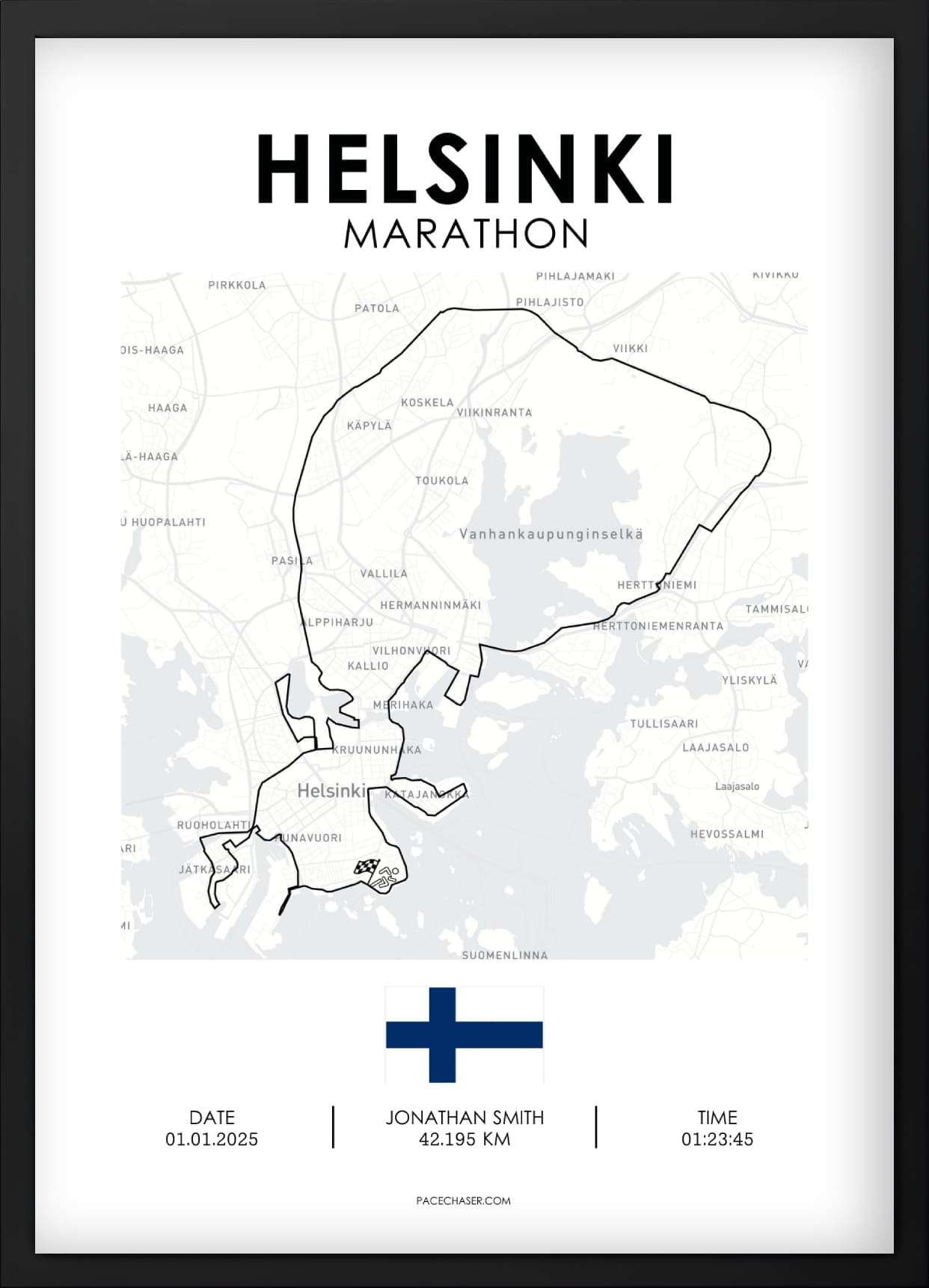 Marathon Helsinki Poster