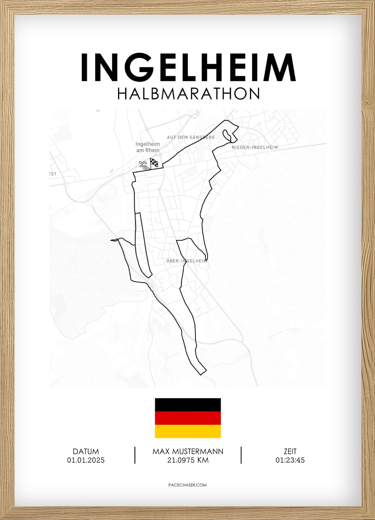 Halbmarathon Ingelheim Poster