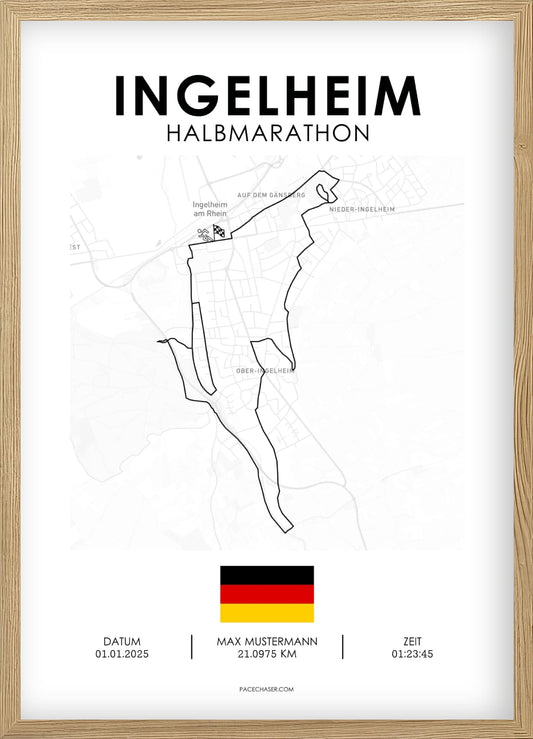 Halbmarathon Ingelheim Poster