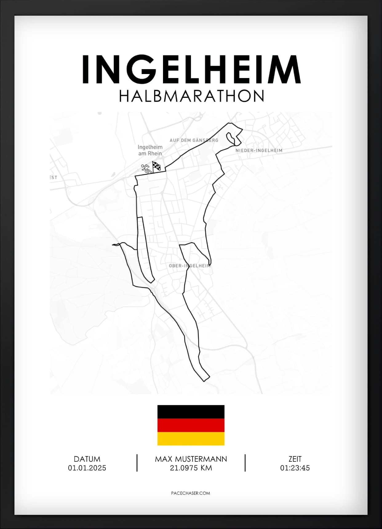 Halbmarathon Ingelheim Poster