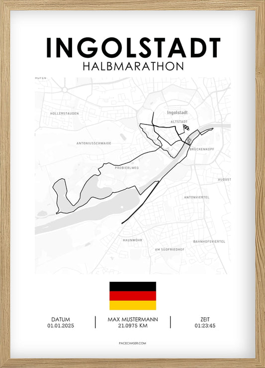 Halvmaraton Ingolstadt Plakat