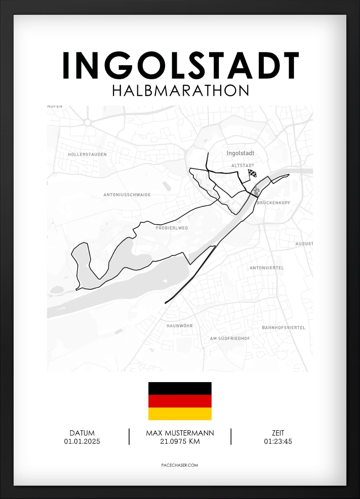 Halbmarathon Ingolstadt Poster