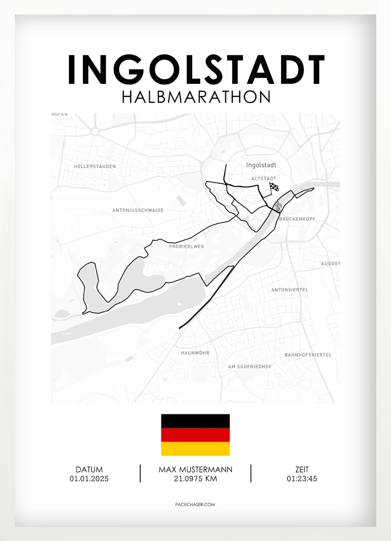 Halbmarathon Ingolstadt Poster
