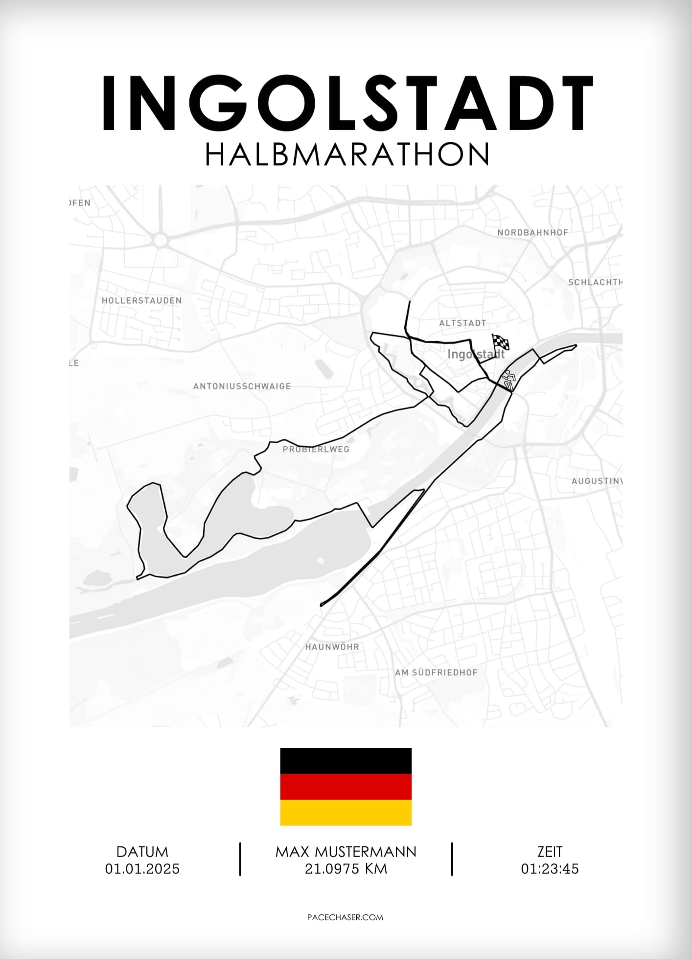 Halbmarathon Ingolstadt Poster