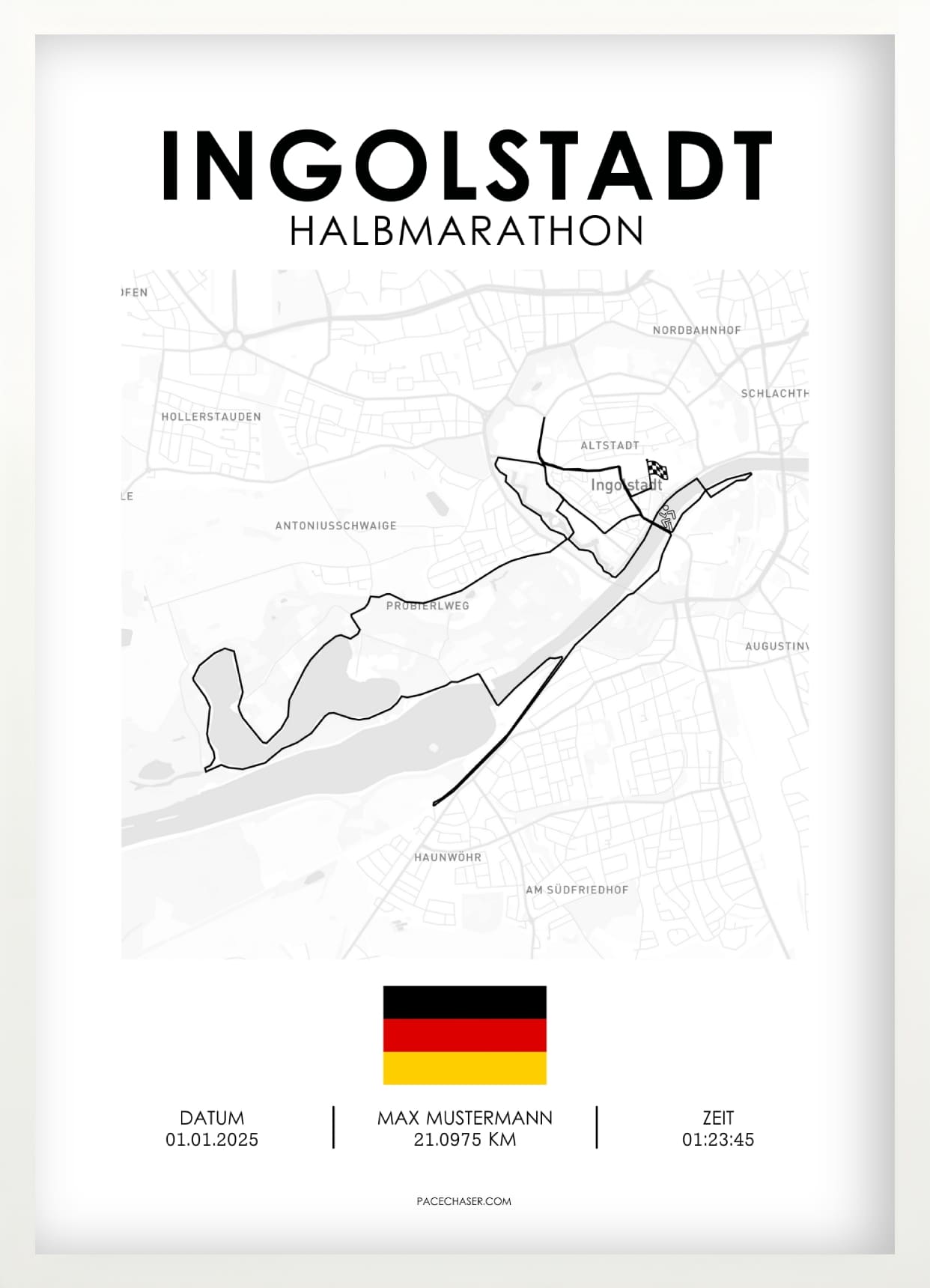 Halbmarathon Ingolstadt Poster