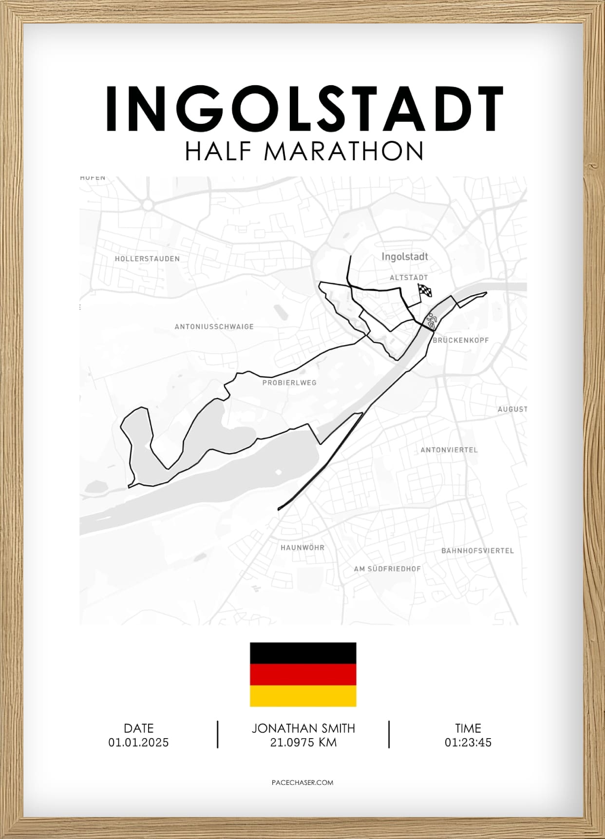 Halbmarathon Ingolstadt Poster