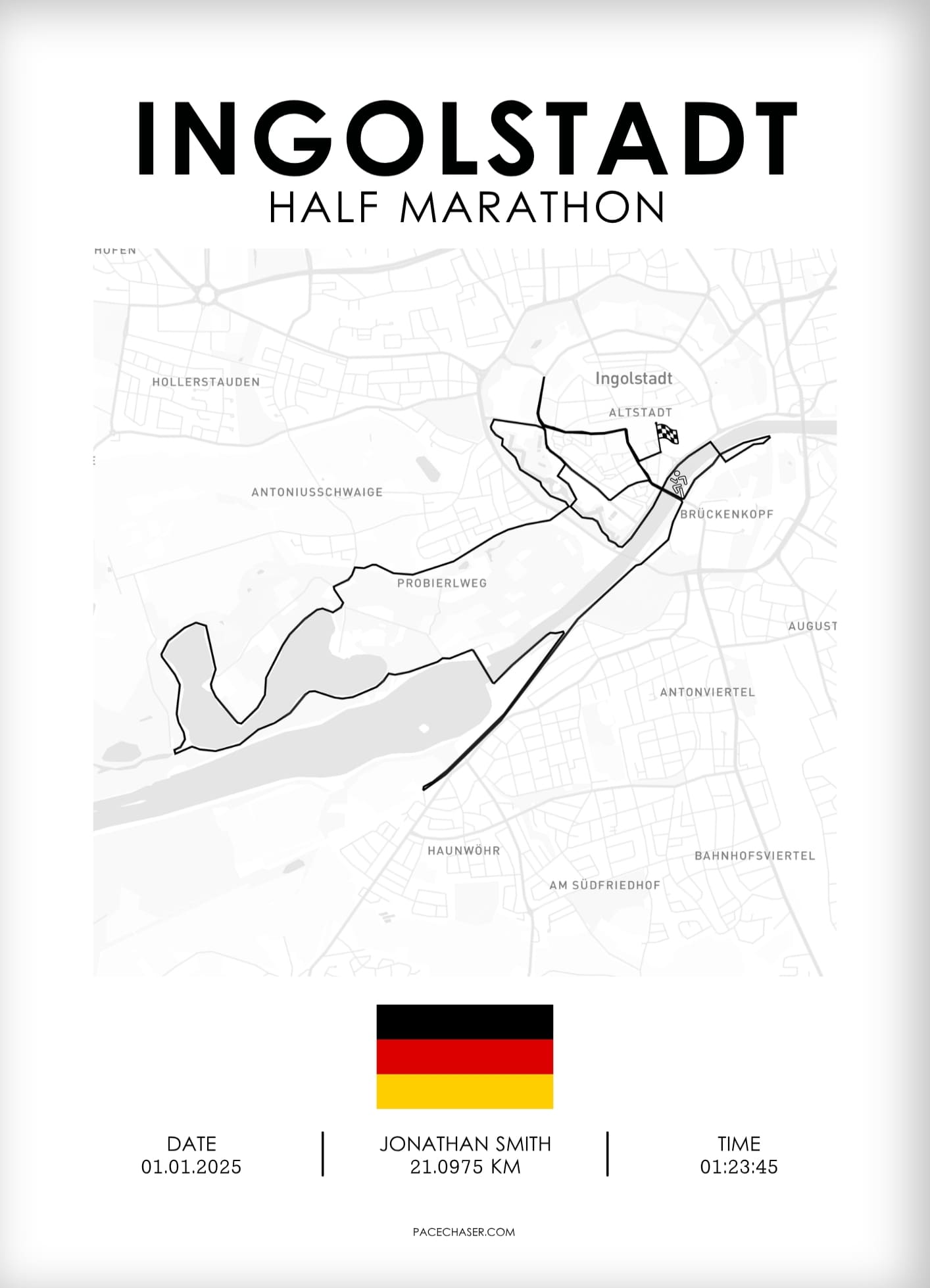 Halbmarathon Ingolstadt Poster