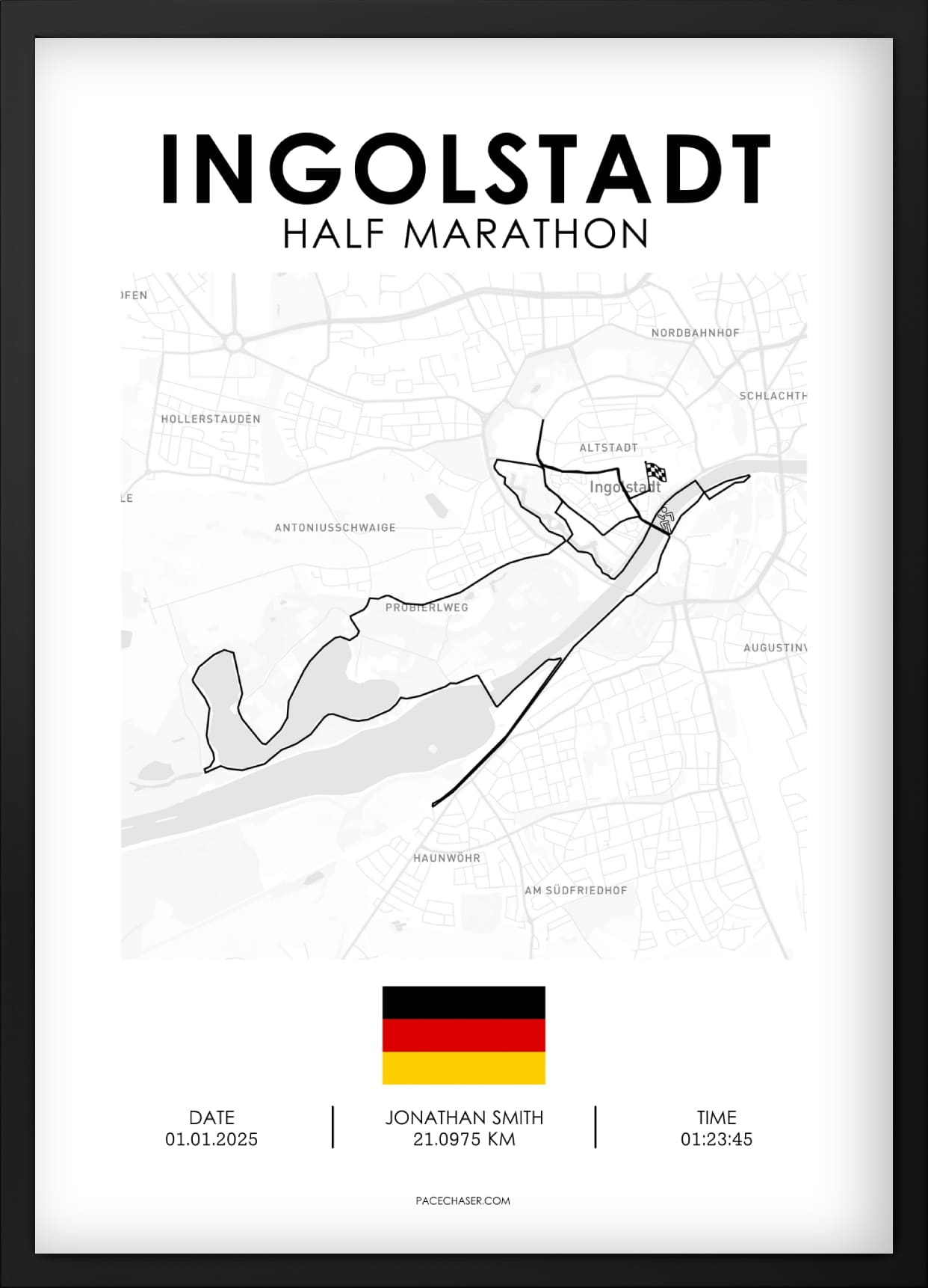 Halbmarathon Ingolstadt Poster