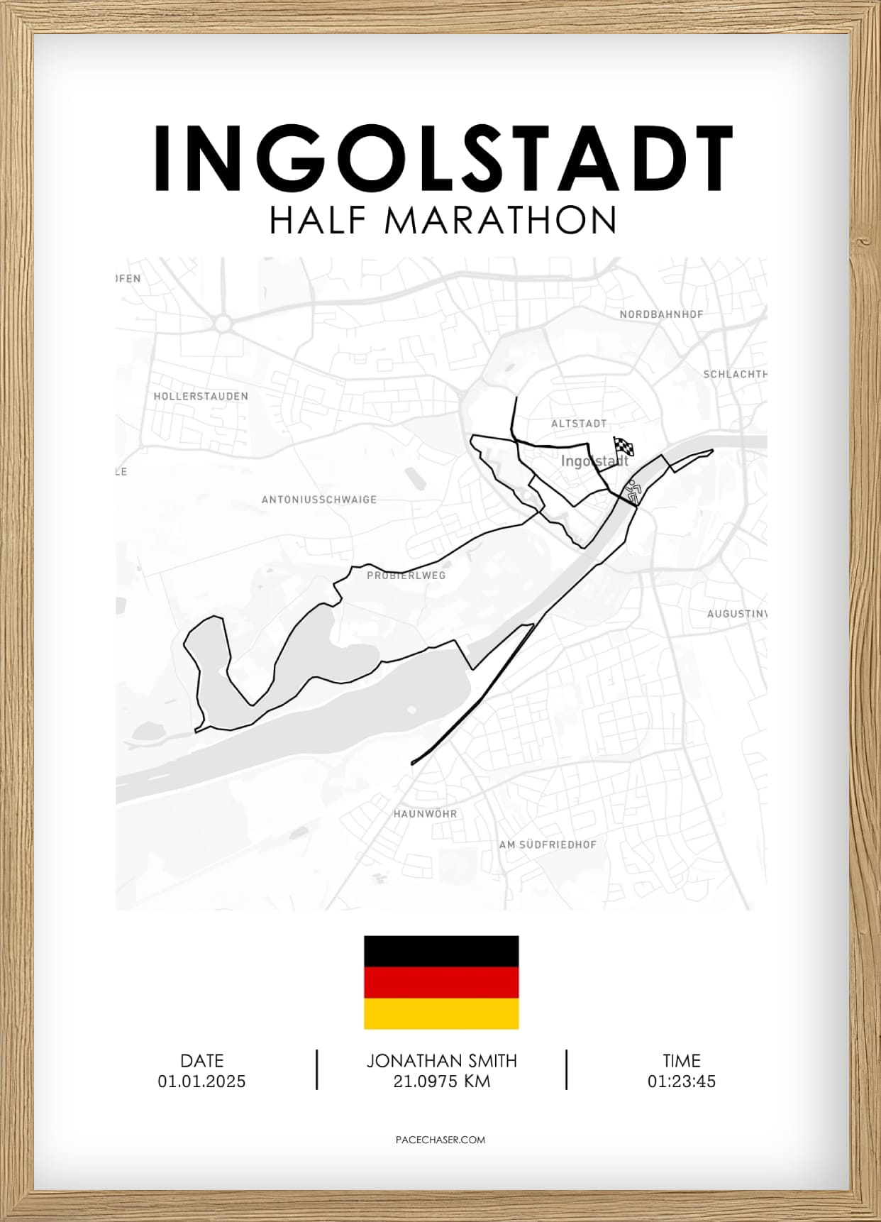 Halbmarathon Ingolstadt Poster