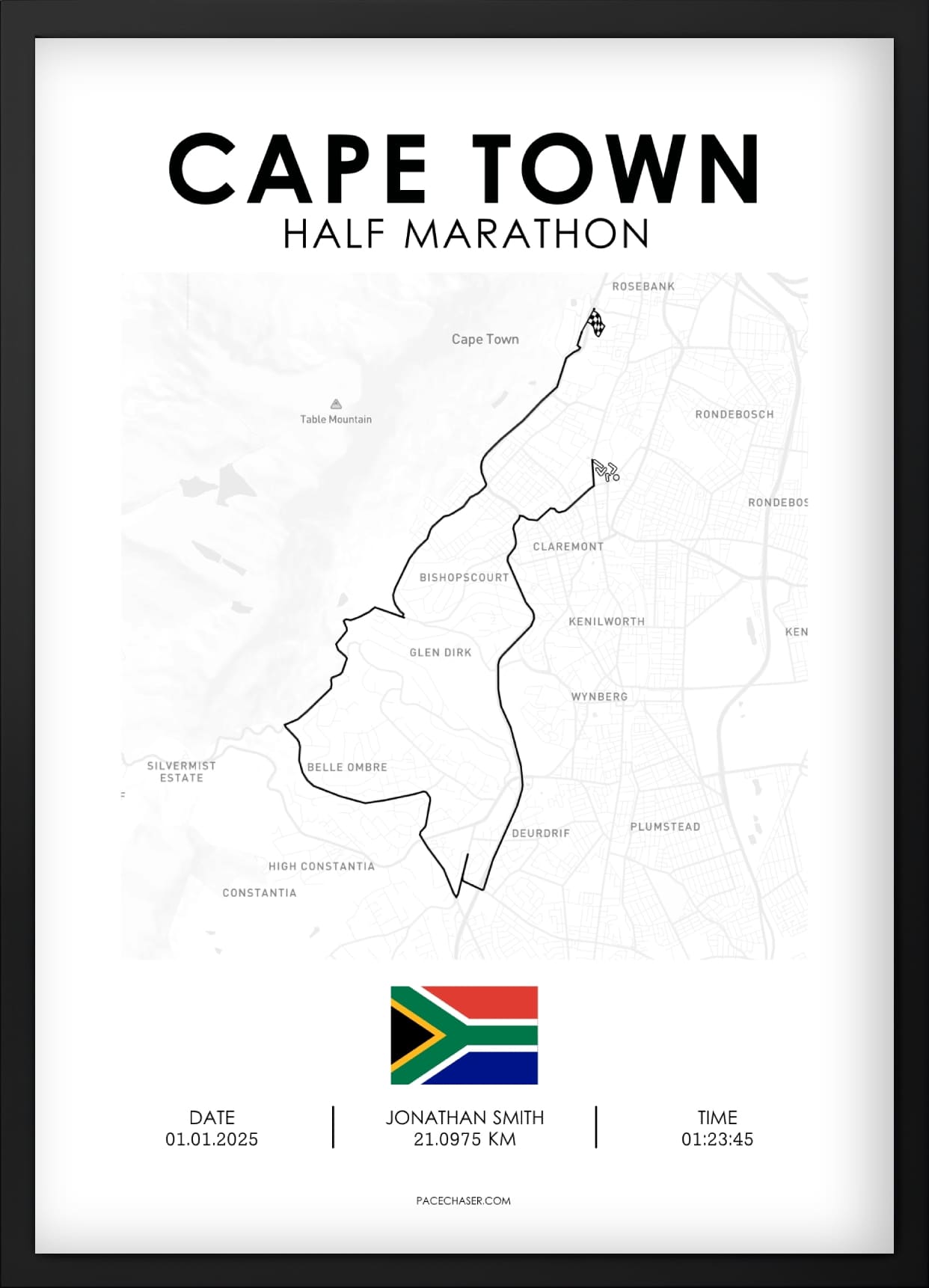 Cape Town Half Marathon Poster