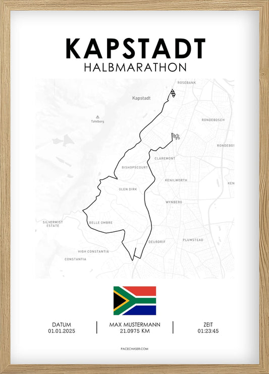 Halbmarathon Kapstadt Poster