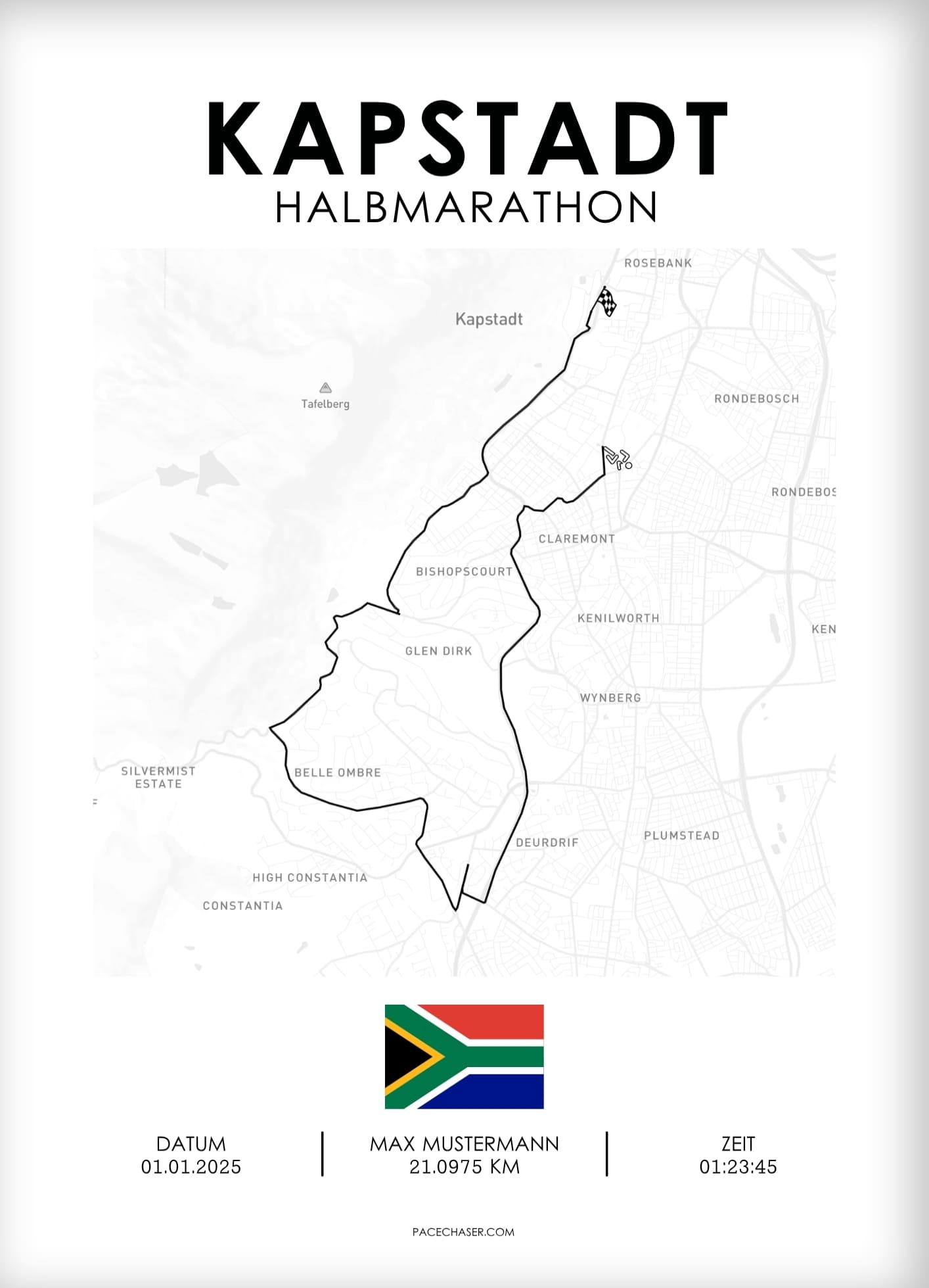 Cape Town Half Marathon Poster