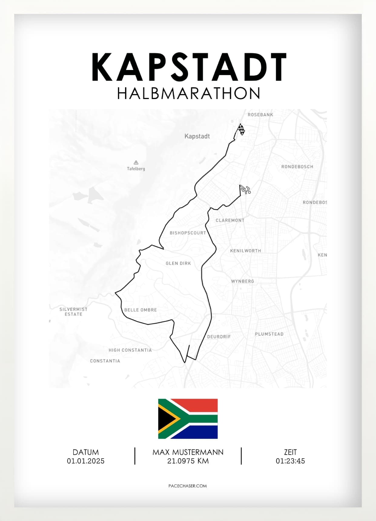 Cape Town Half Marathon Poster