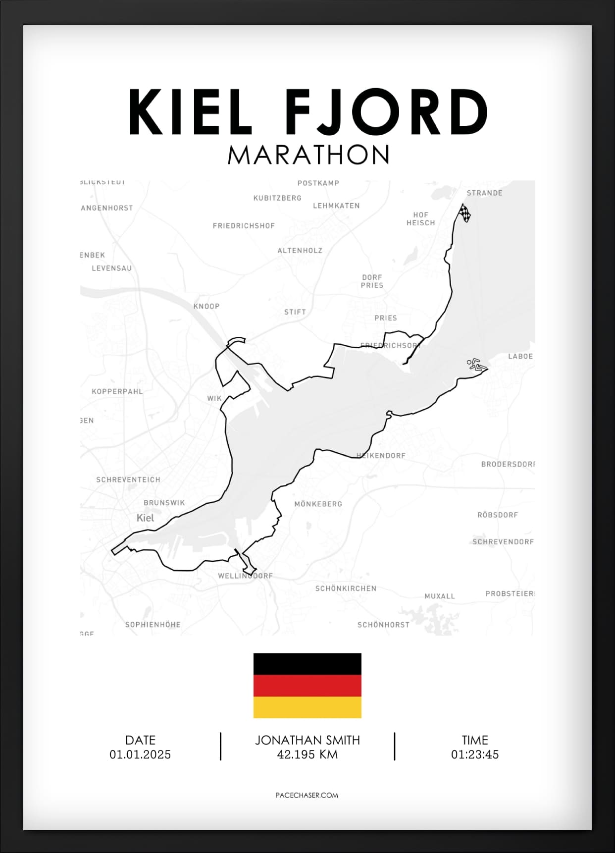 Marathon Kieler Förde Poster - ab 2024
